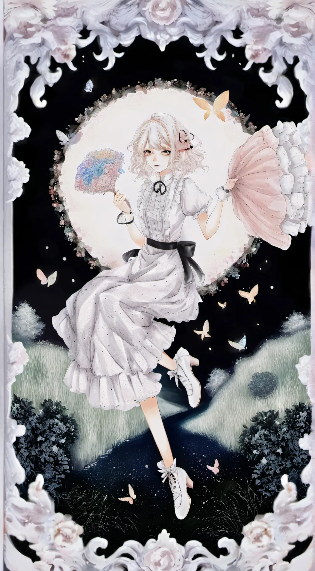 ai character: 💚🤍~Deku~🤍💚 background