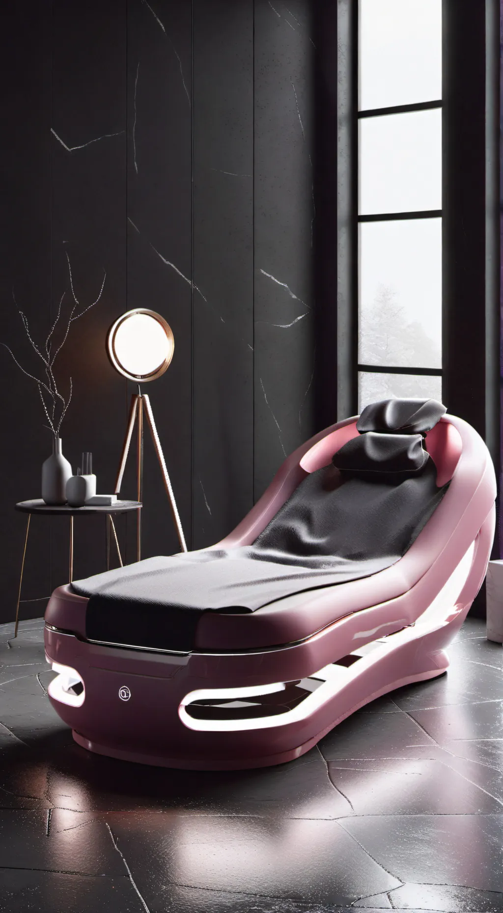 ai character: Pink massage background