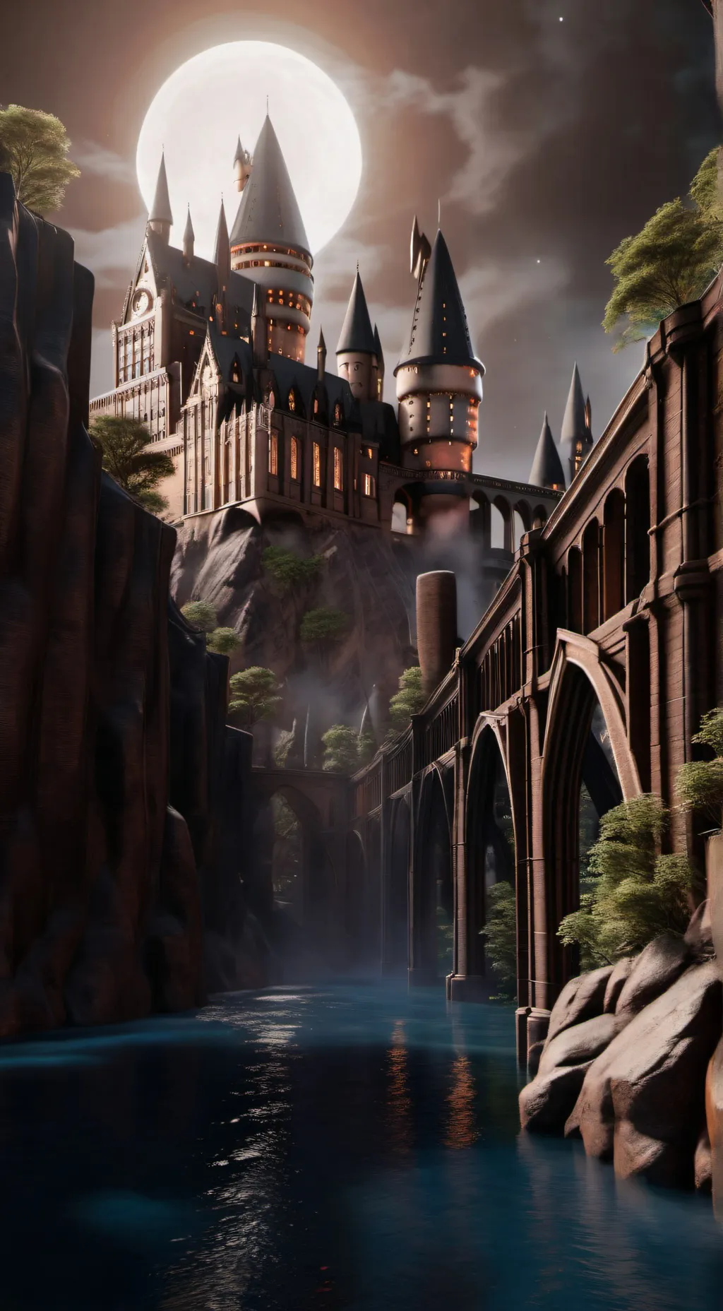 ai character: Ninjago x Hogwarts background