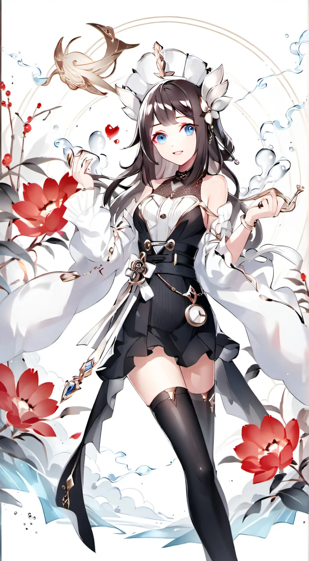ai character: Bikini hypnotize background