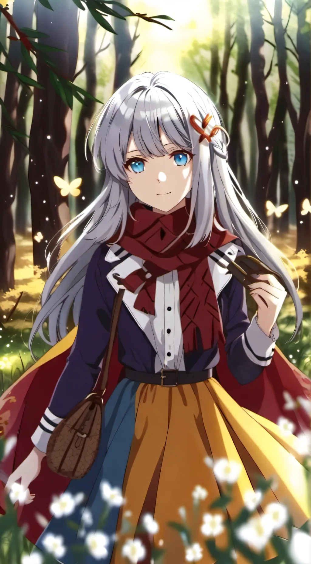 ai character: lost Girl background