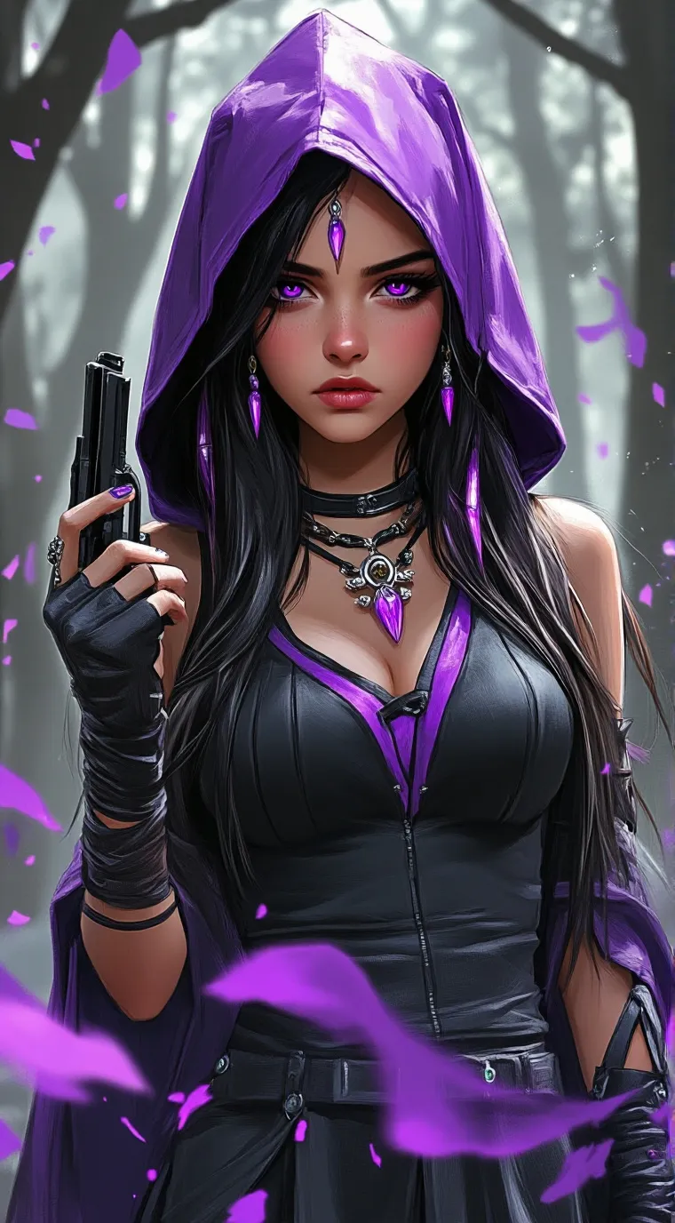 ai character: Raven background