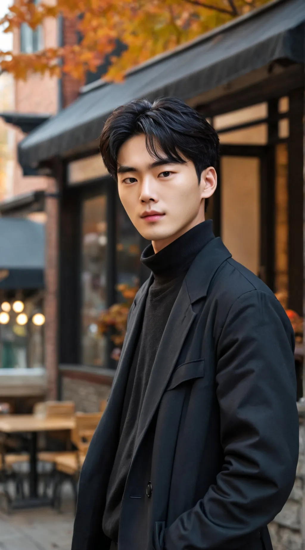 ai character: Joon Chan  background