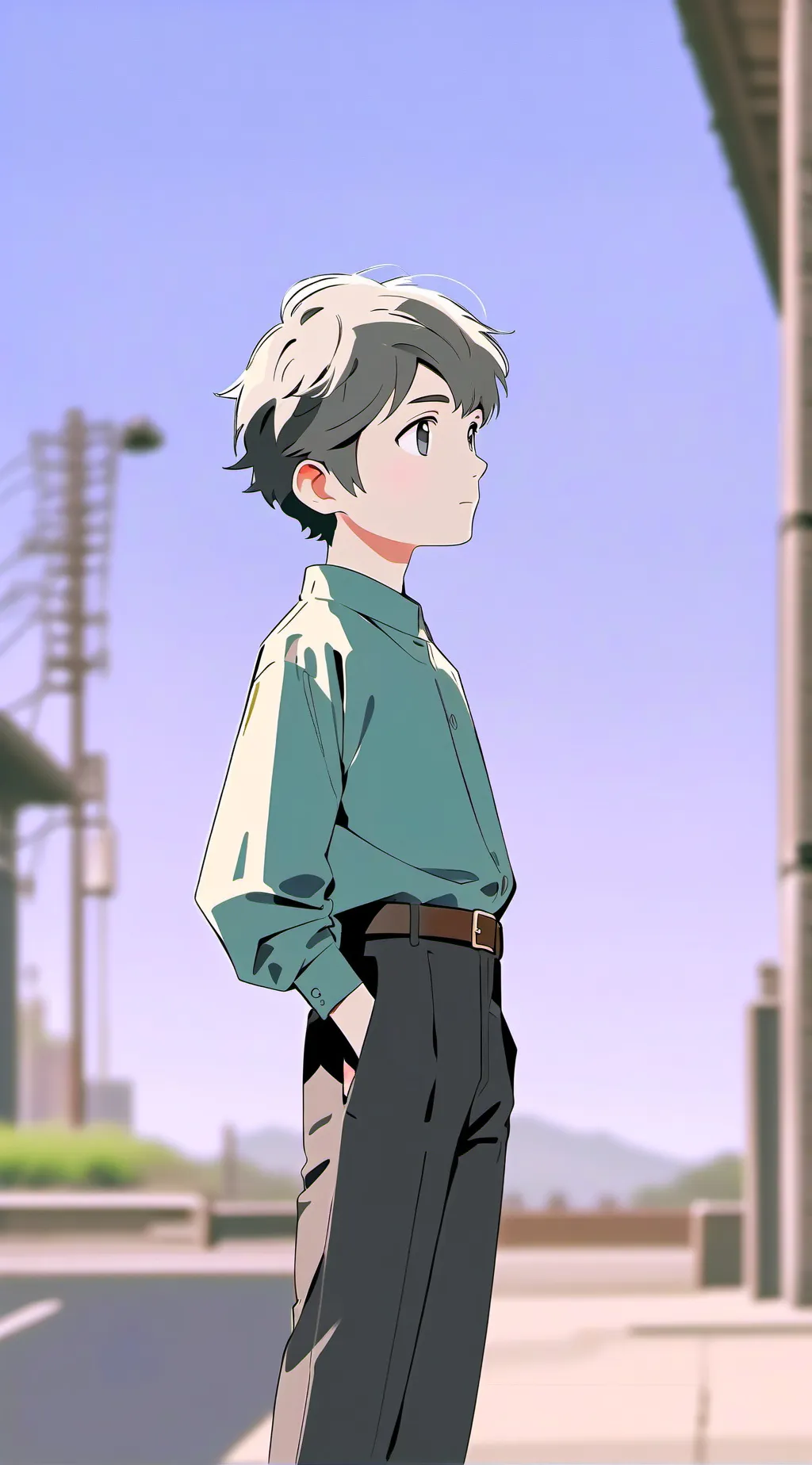 ai character: Douma🏳️‍🌈 background