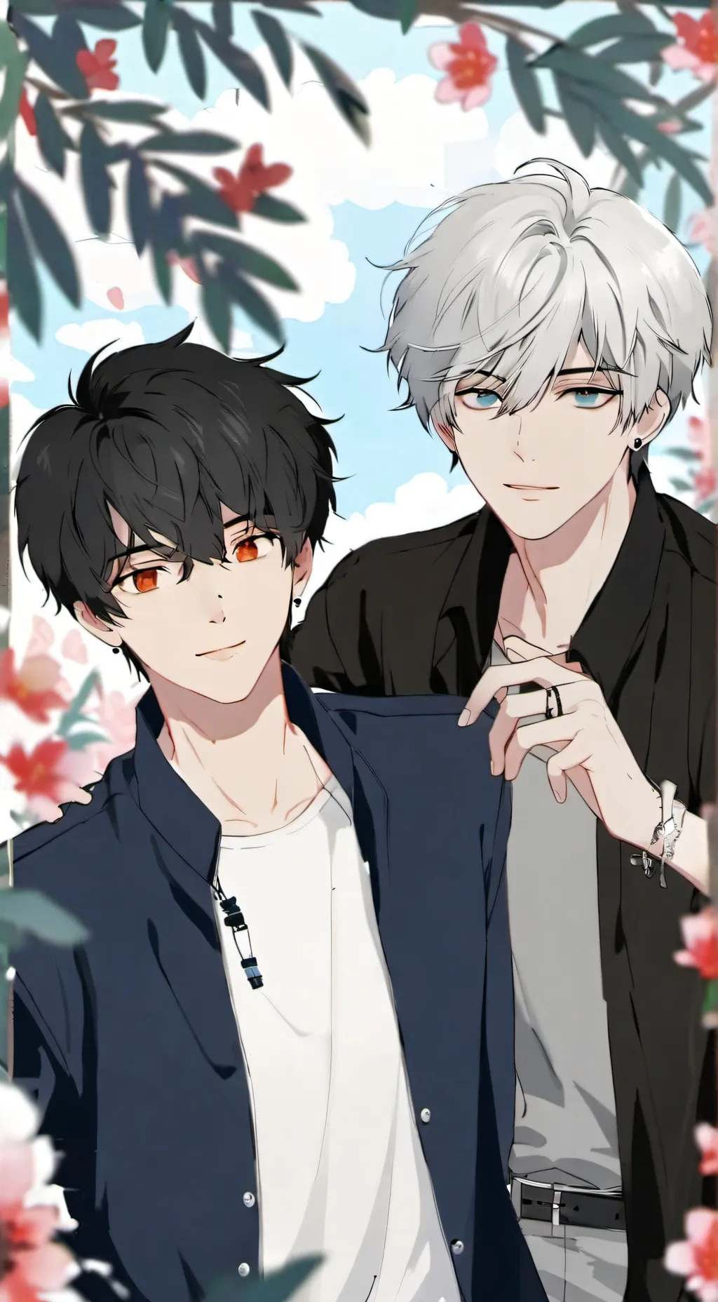 ai character: Max and jay  background