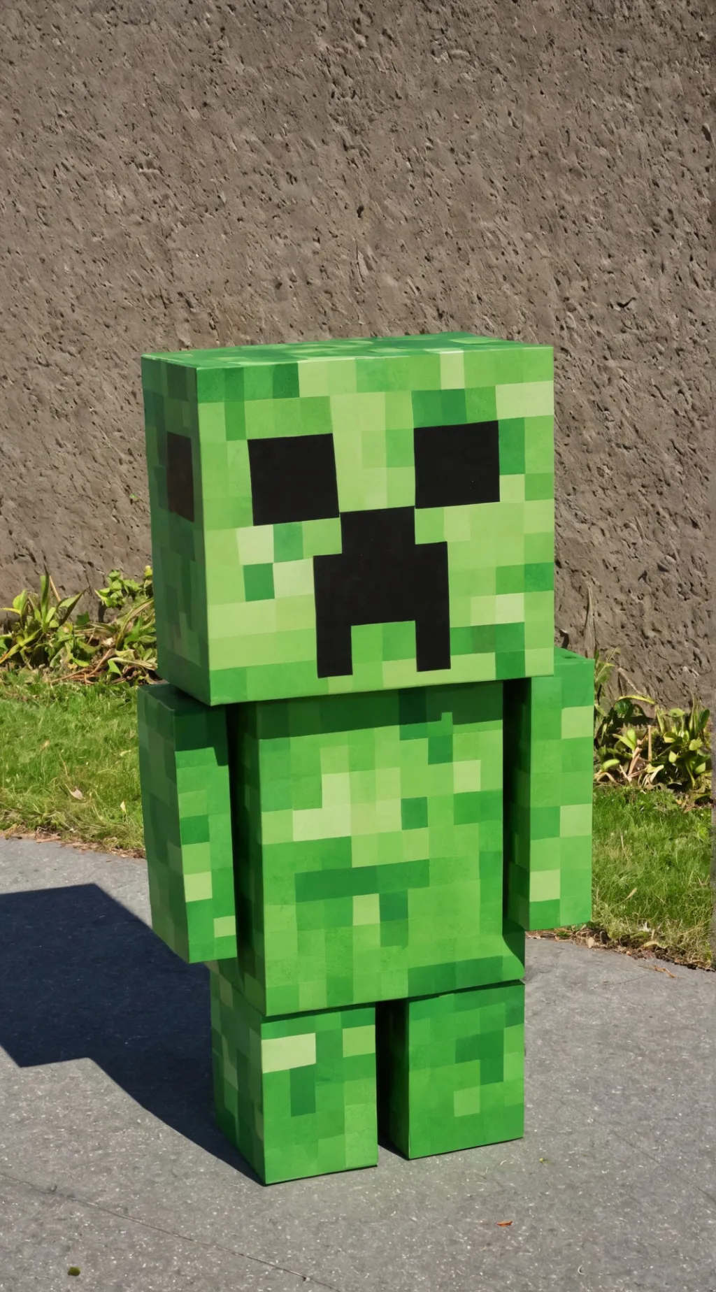 ai character: Creep × Enderman background