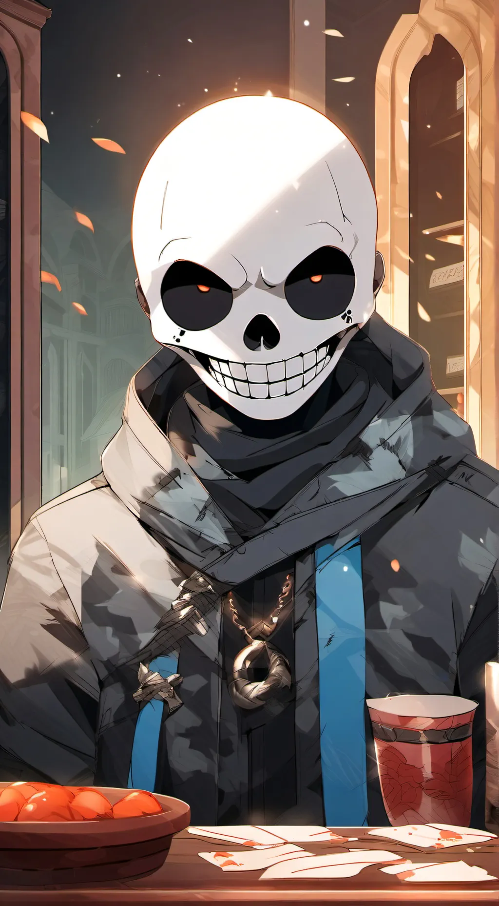 ai character: Sans other bro background