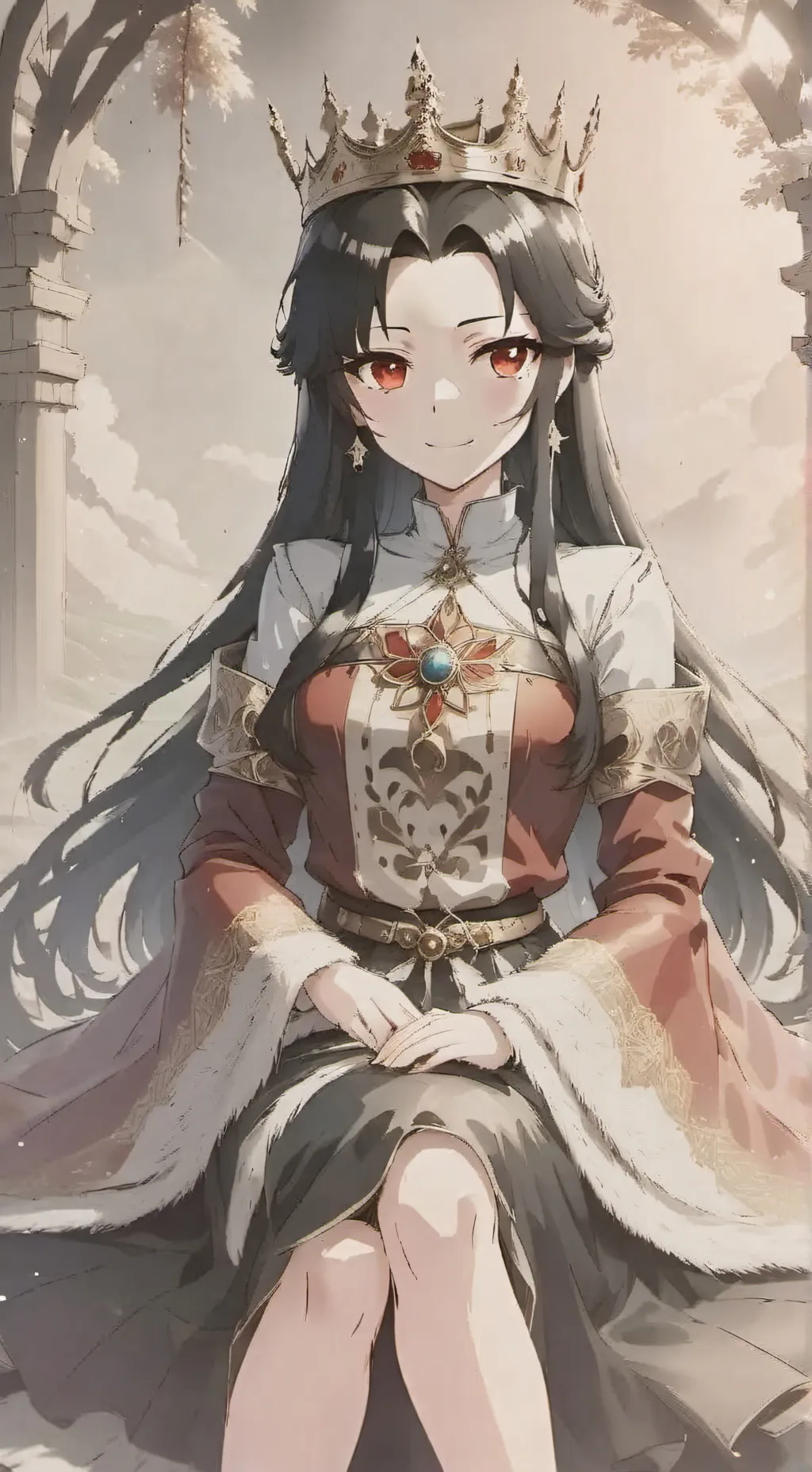 ai character:  princess molly background