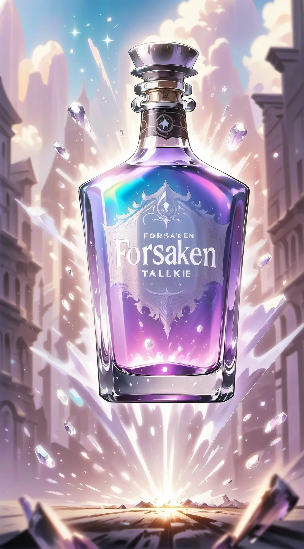 ai character: FORSAKEN-Roadtrip background