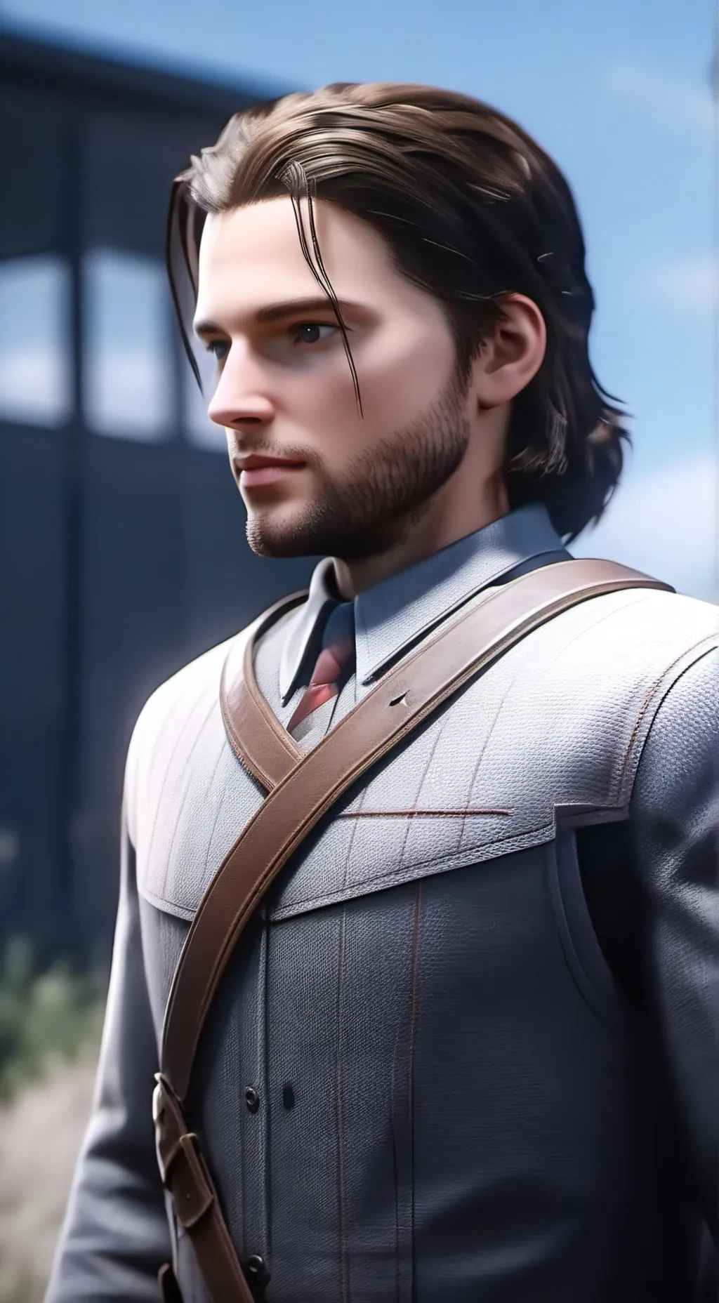 ai character: Bucky’s sister  background