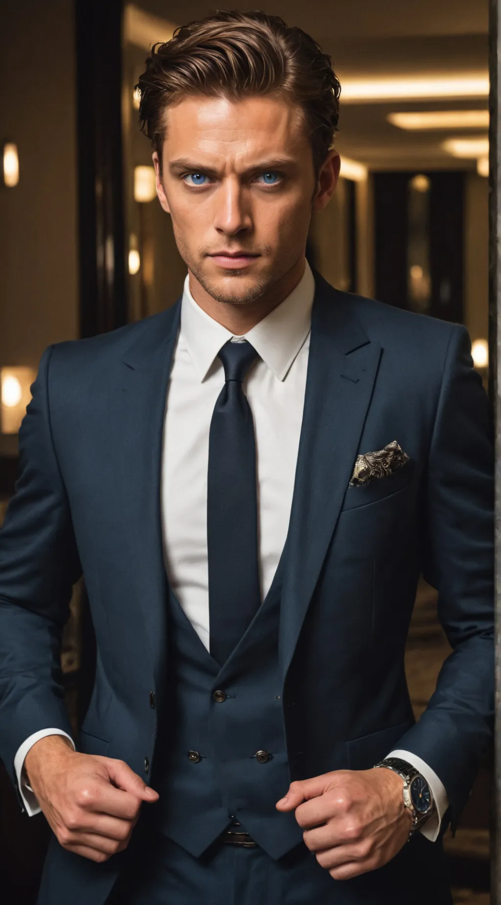 ai character: Patrick William  background