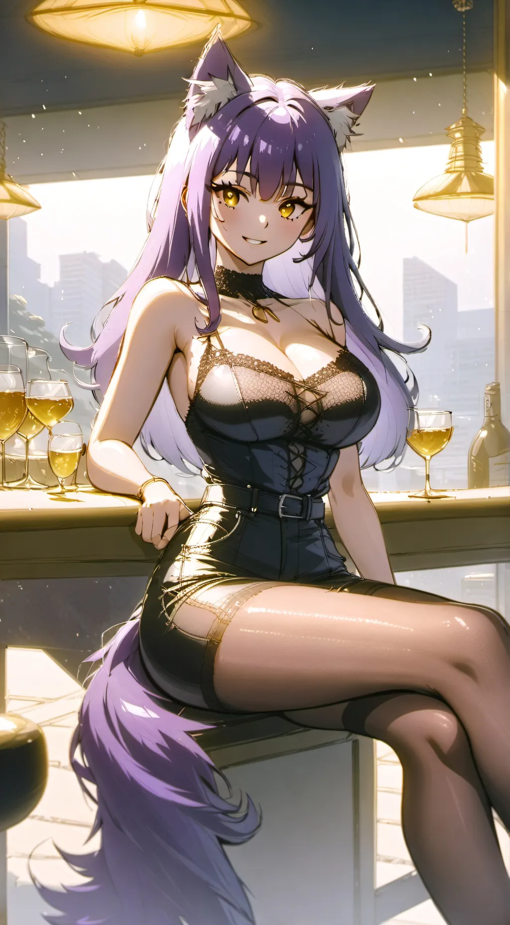 ai character: KittyKat 🐾  background