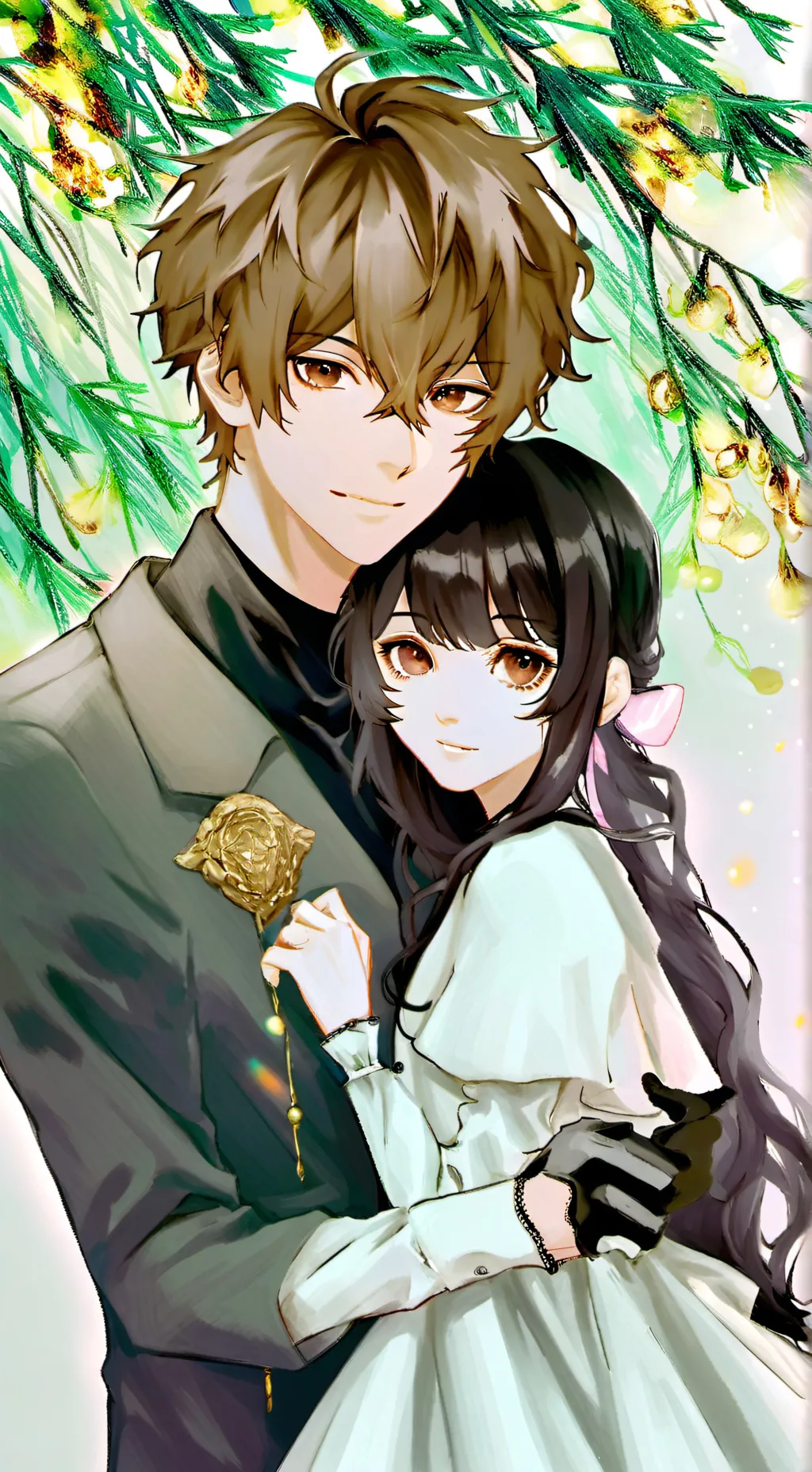 ai character: akechi goro zoie  background