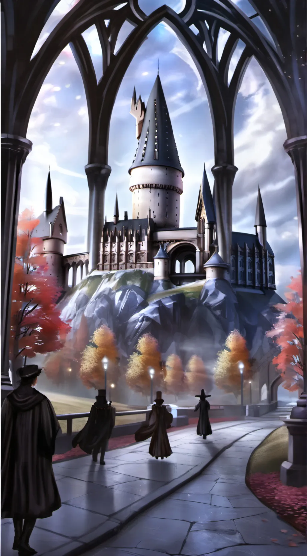 ai character: Hogwarts background