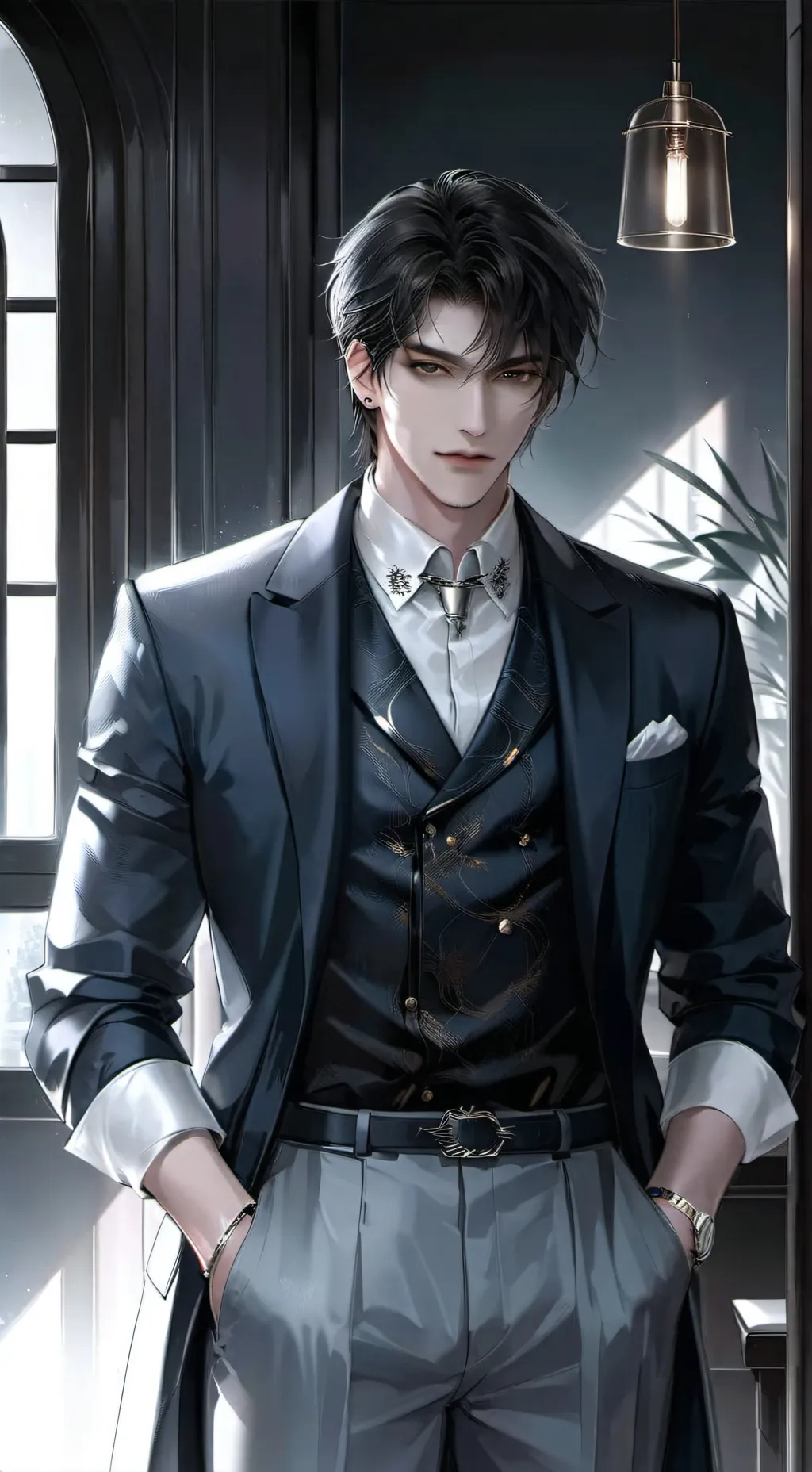 ai character: Allan background