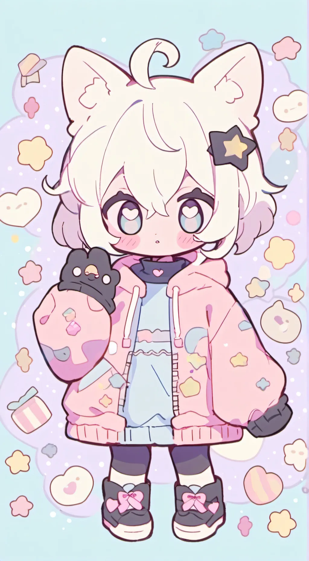 ai character: Gacha life background