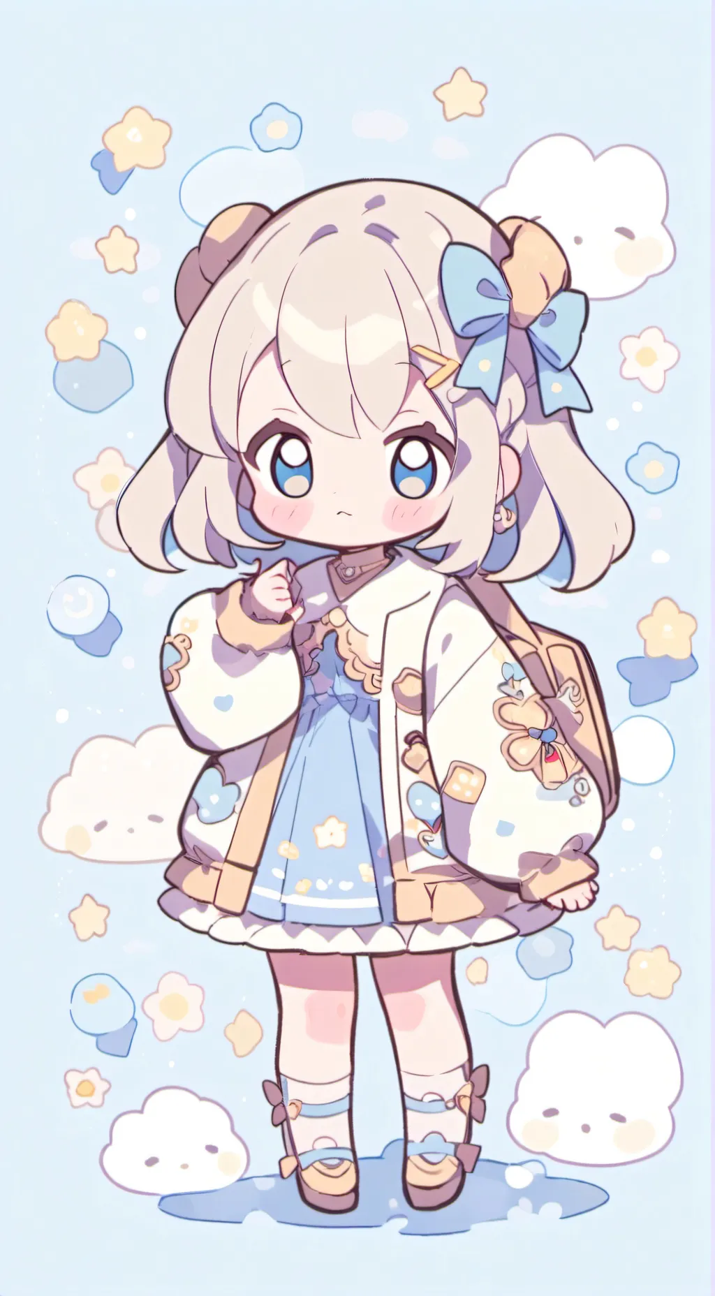 ai character: baby background