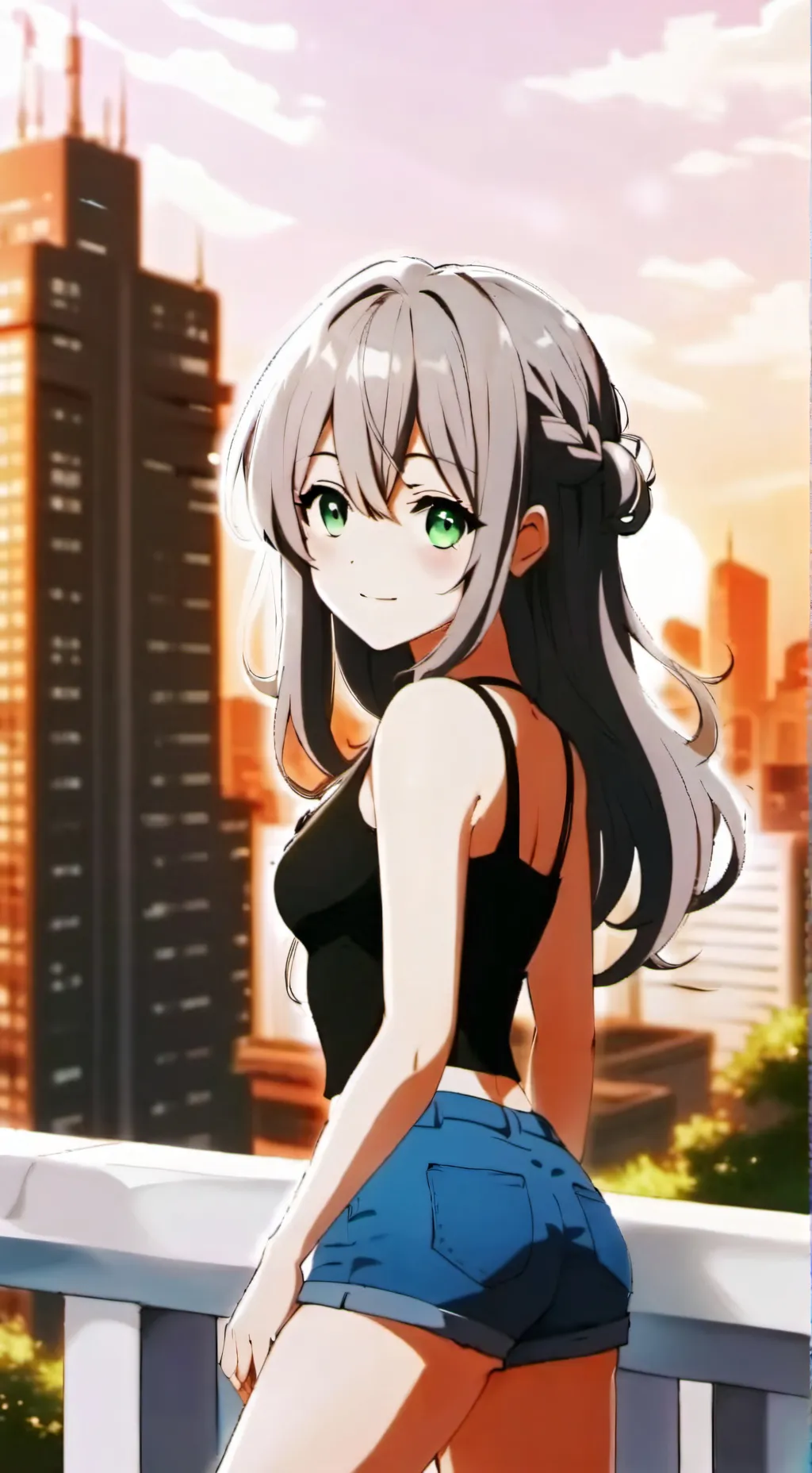ai character: Akiko  background