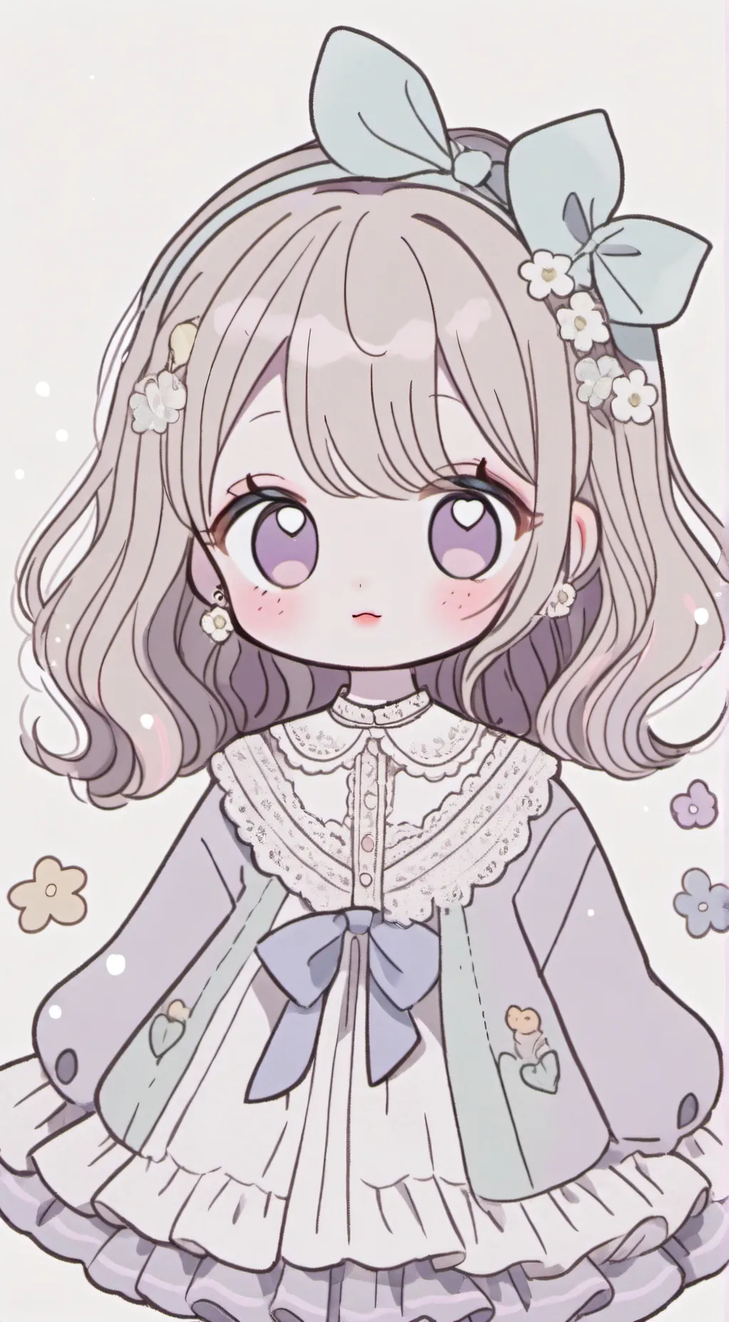 ai character: your cute baby background
