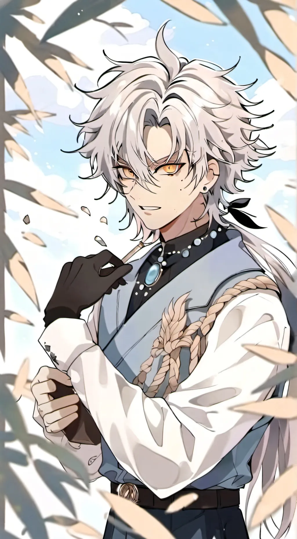 ai character: suny background