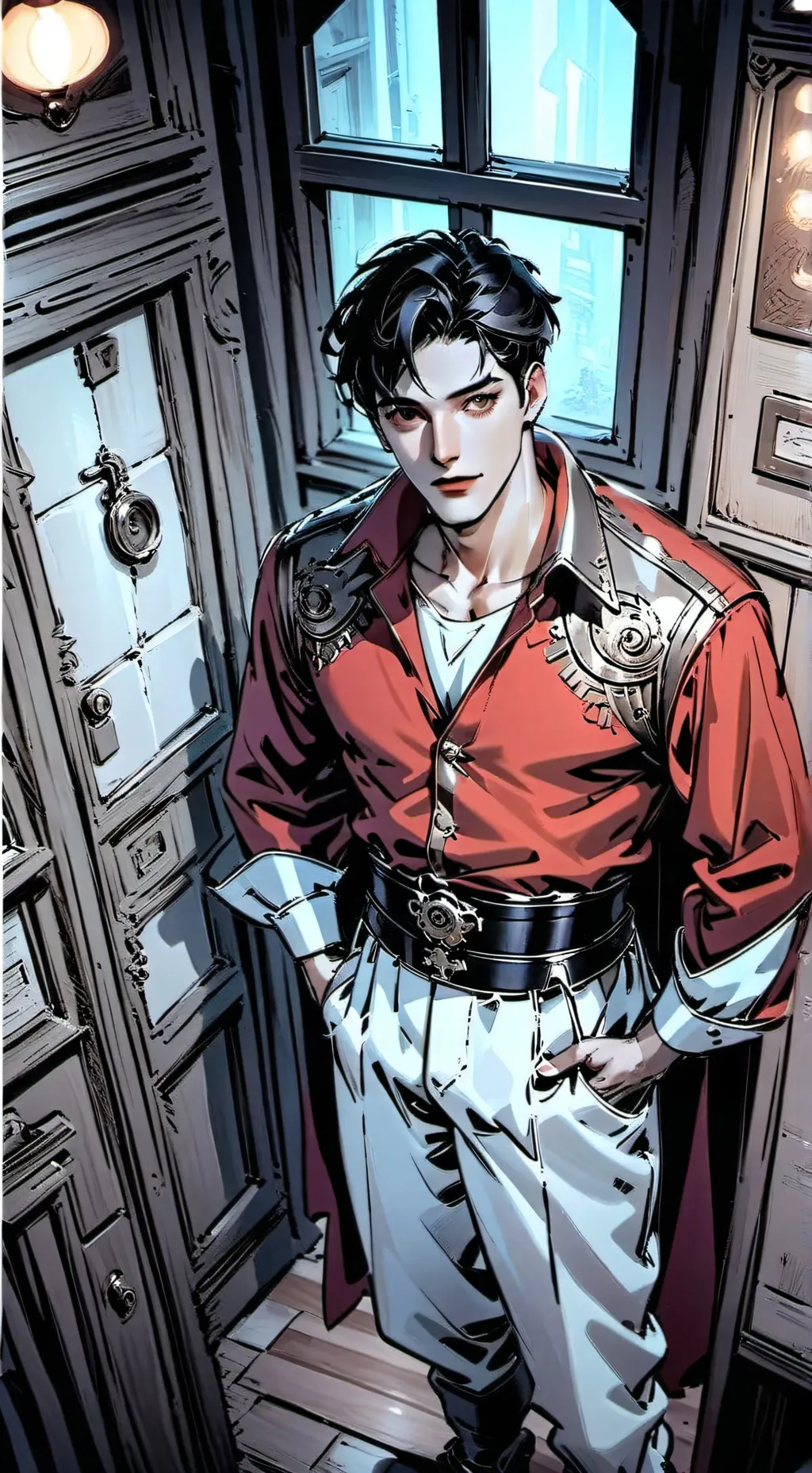 ai character: Chief Zander  background