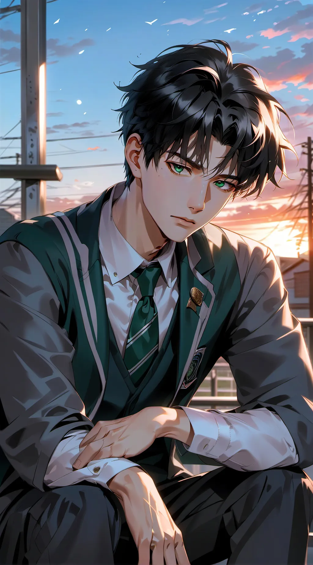 ai character: Damian background