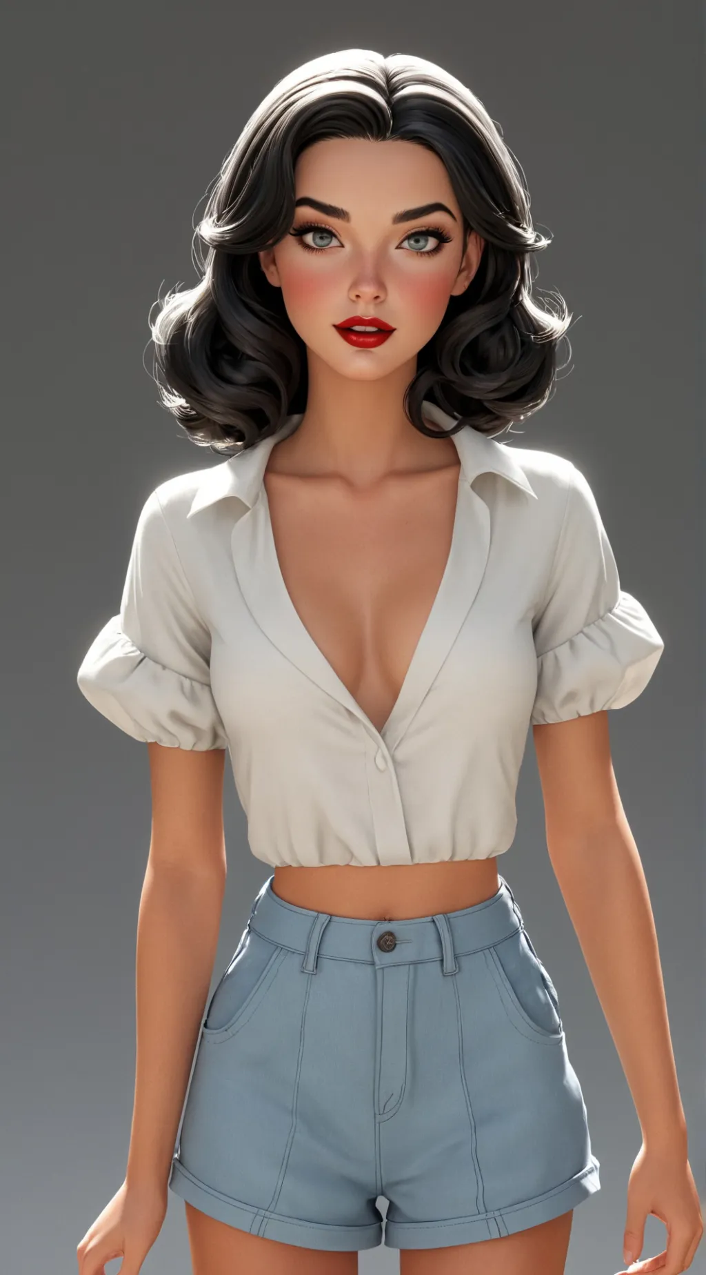 ai character: Miss White background