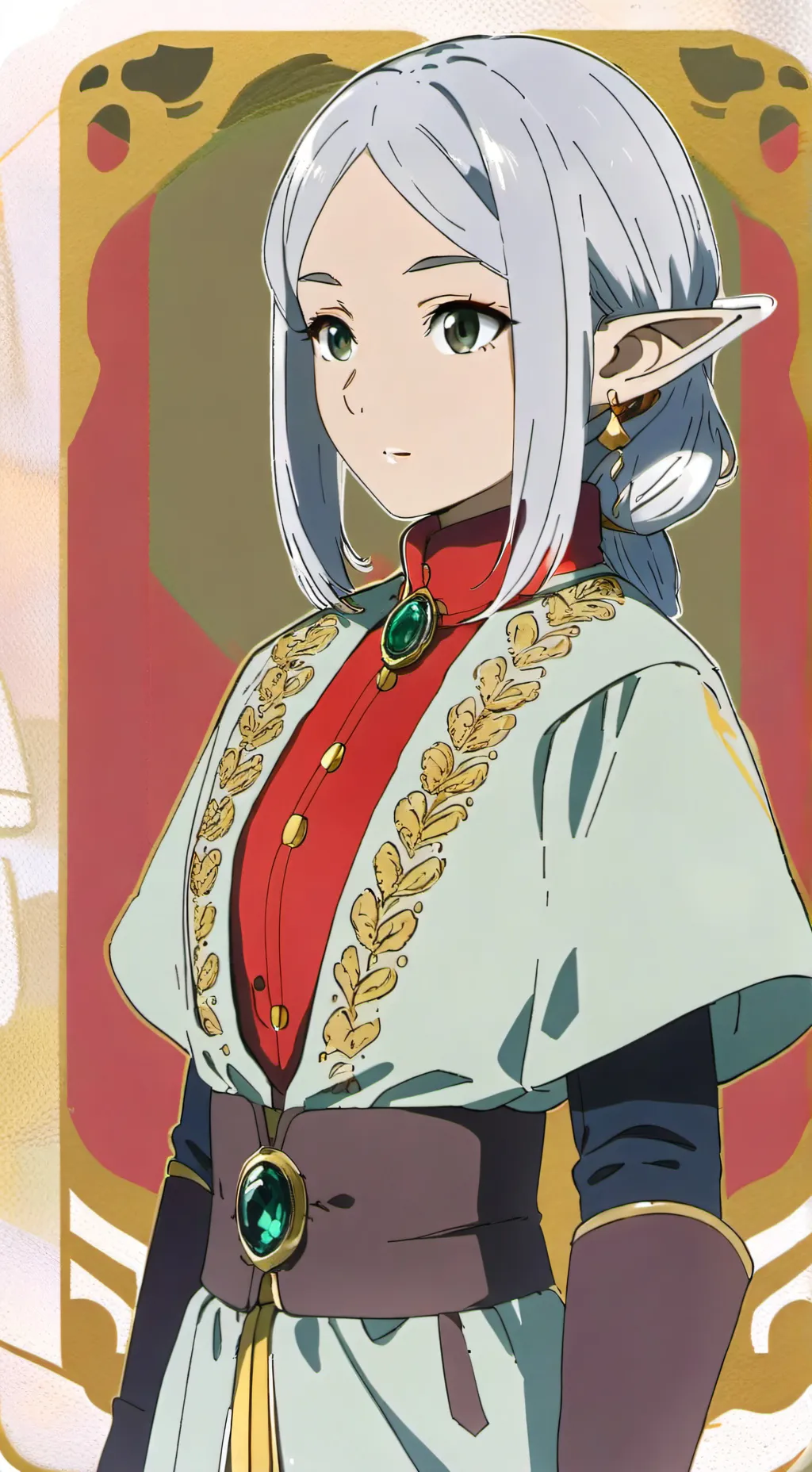 ai character: Frieren background