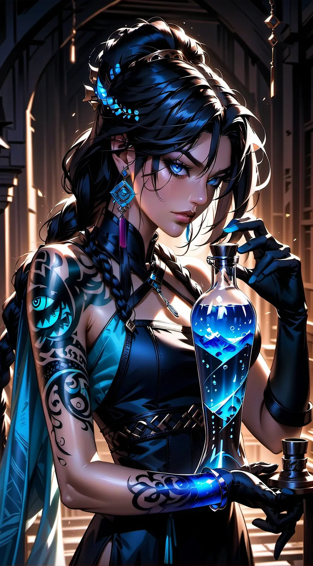 ai character: Lady Seraphine background