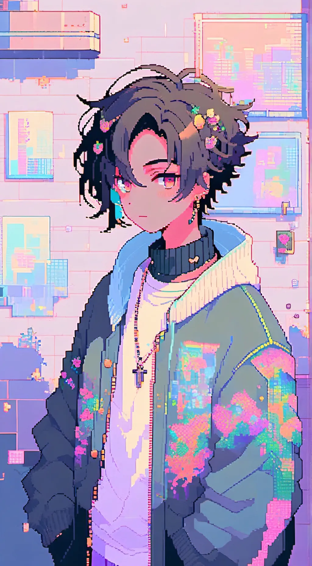 ai character: Léo  background