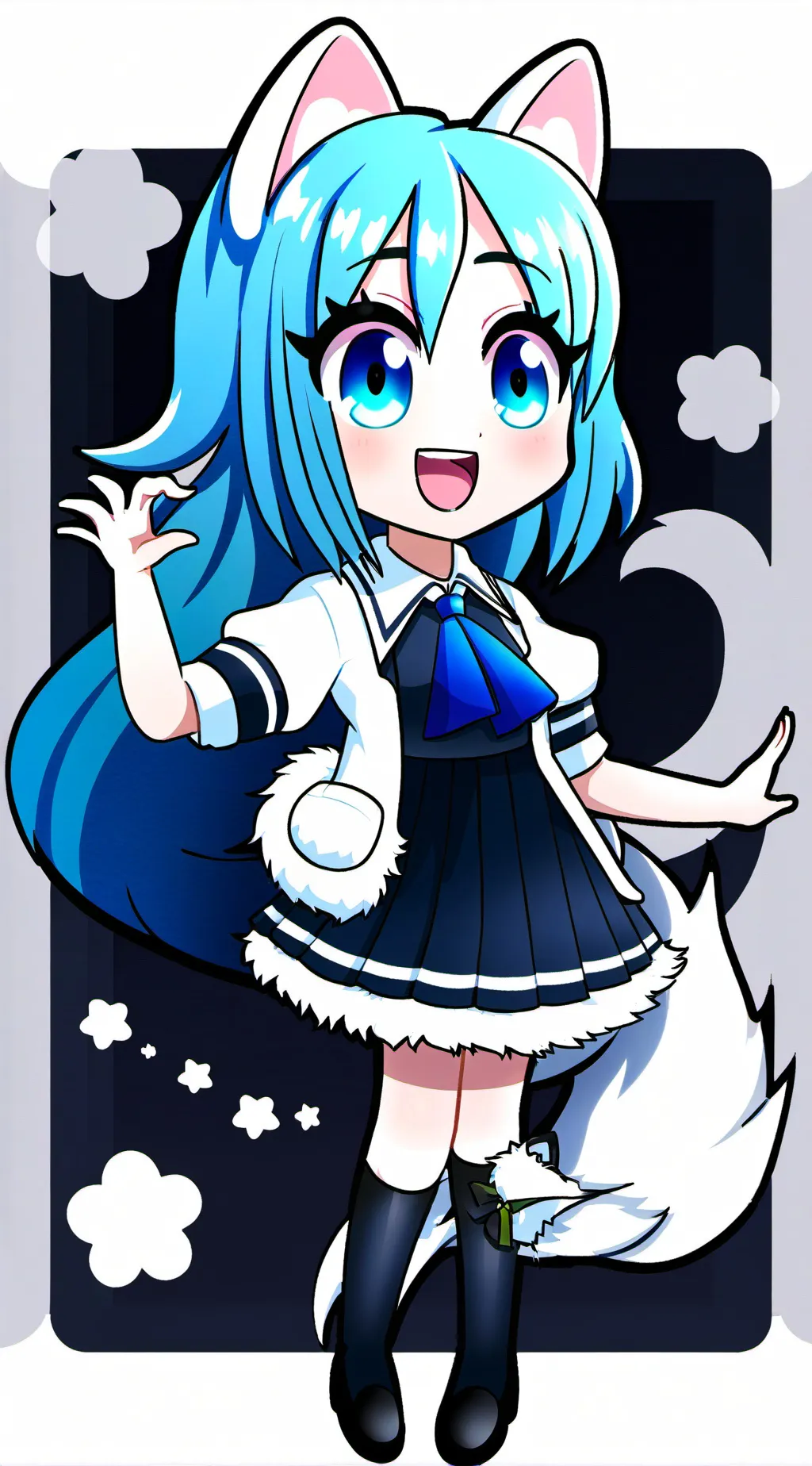 ai character: ♡.Wolfychu.♡ background
