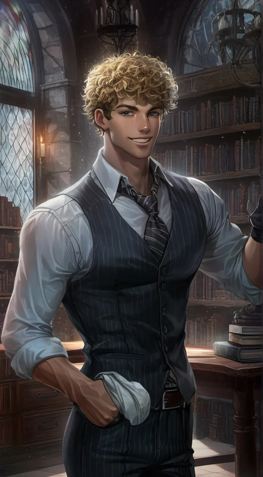 ai character: ~Fiyero Tiggular~ background