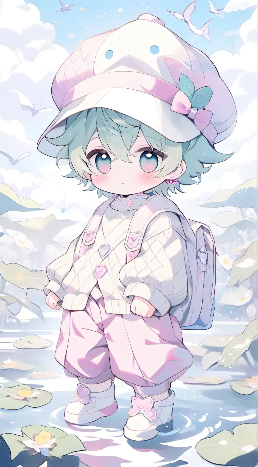ai character: Baby saja  background