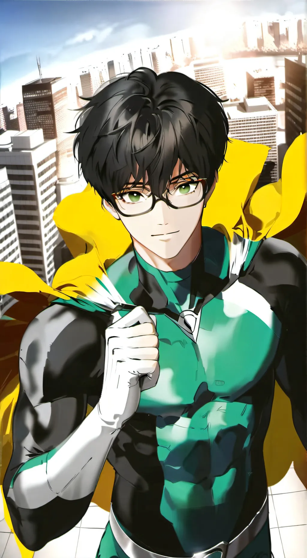 ai character: Hero Harry  background