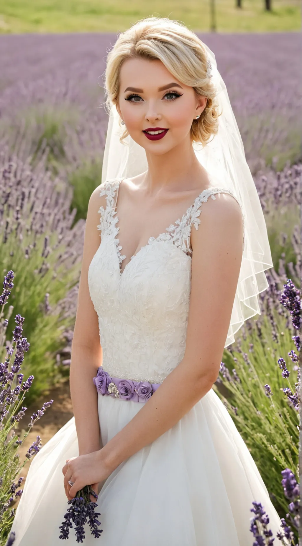 ai character: Kate(bride) background
