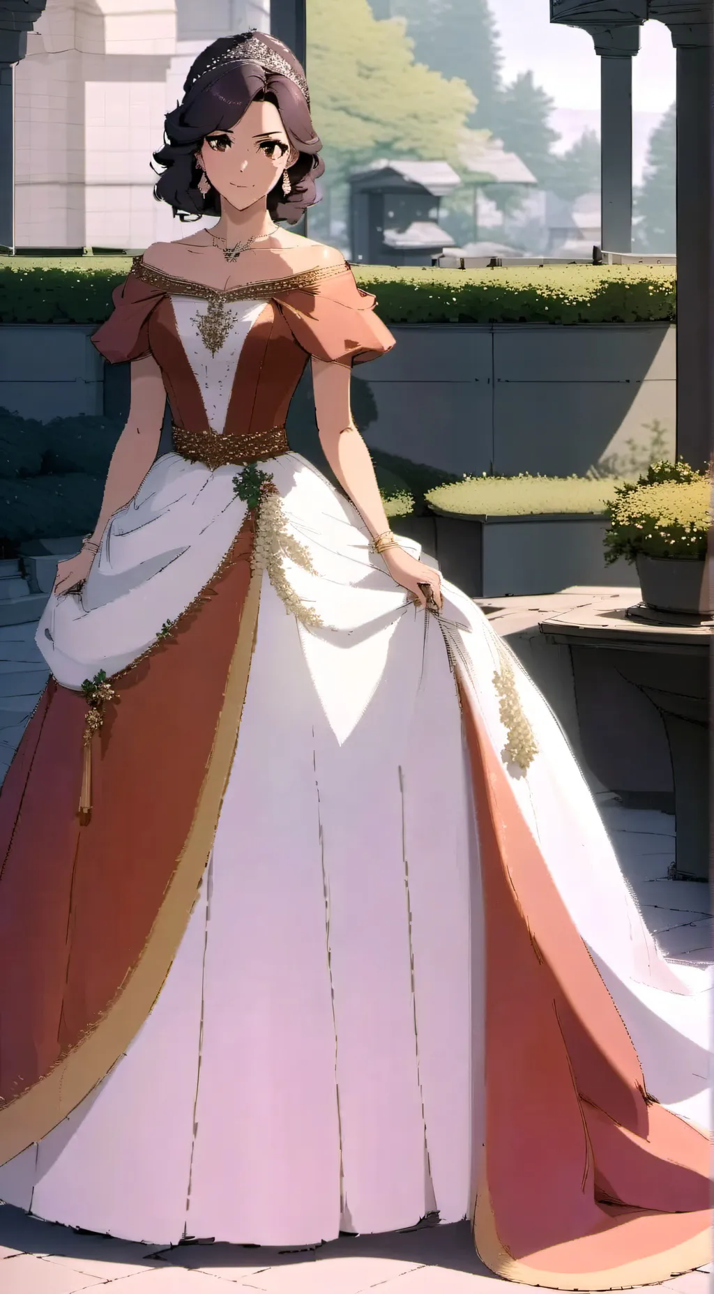 ai character: Queen Emma  background