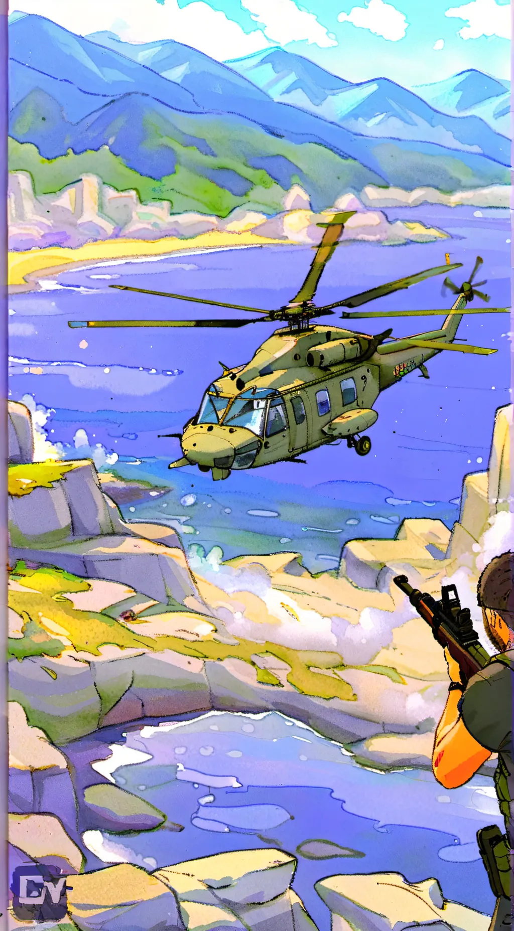 ai character: Cod background