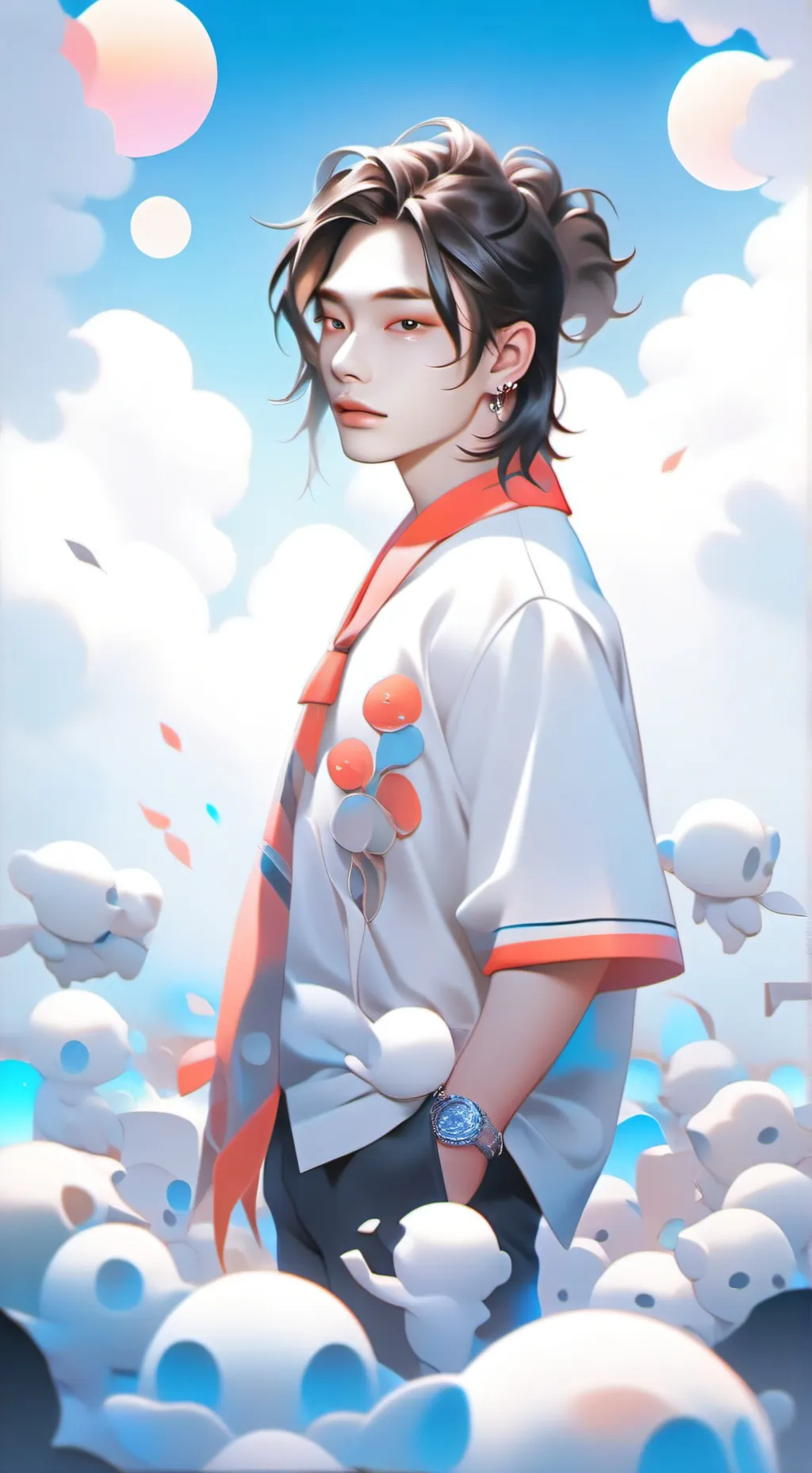 ai character: hyunjin background