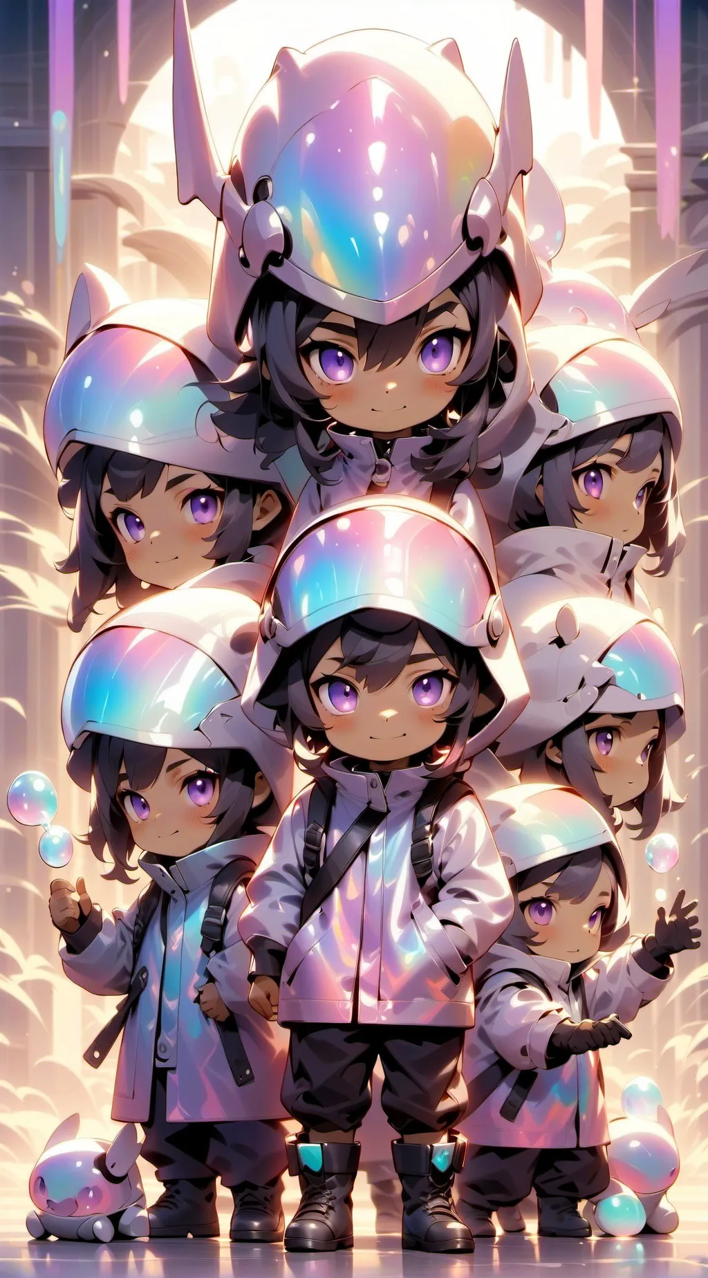 ai character: Children  background