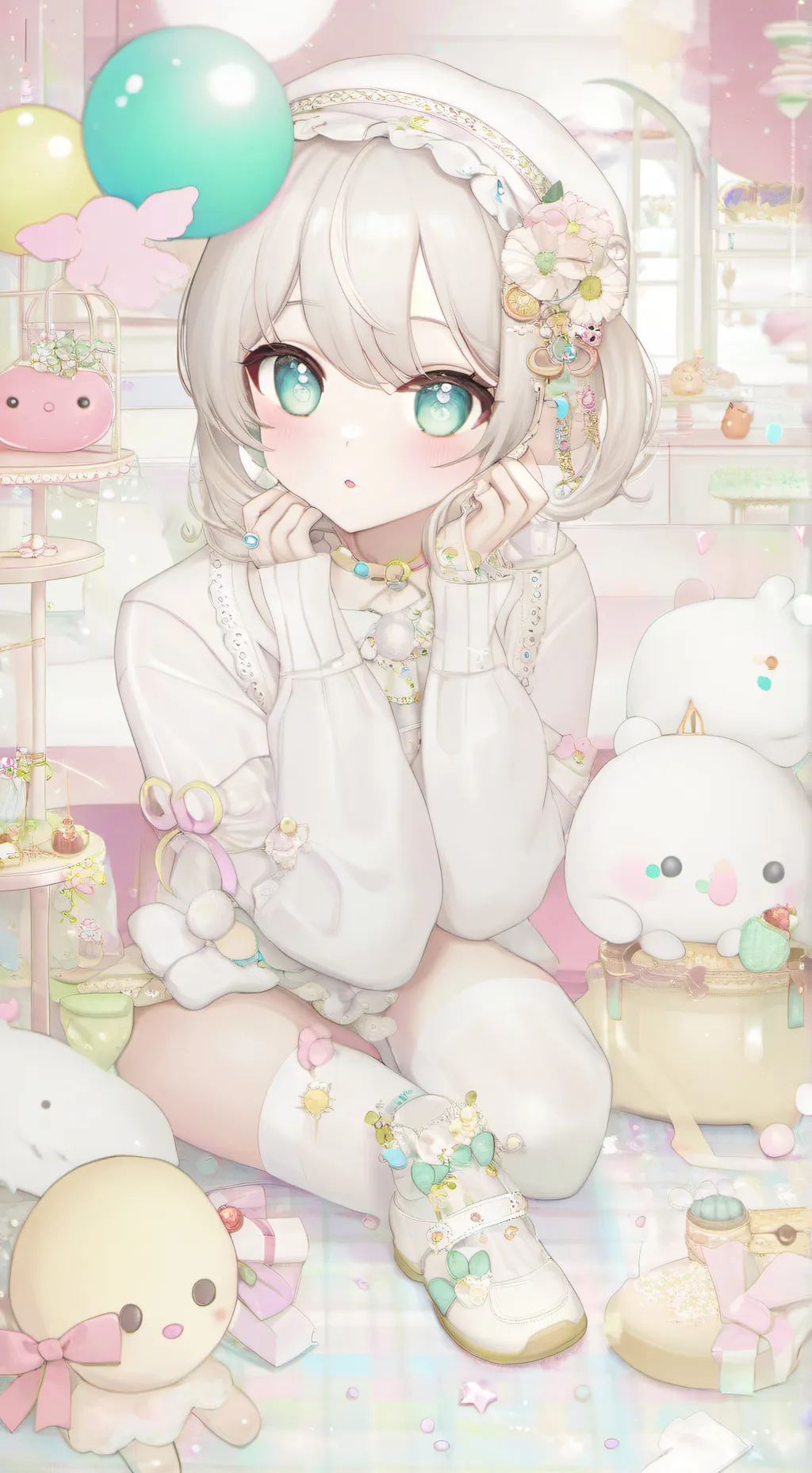 ai character: My beloved wolf background
