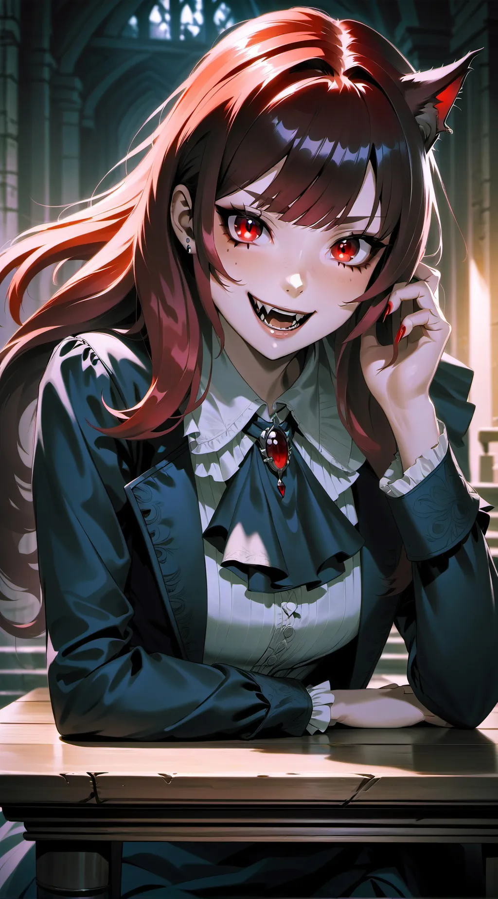 ai character: Savy (Savannah) background