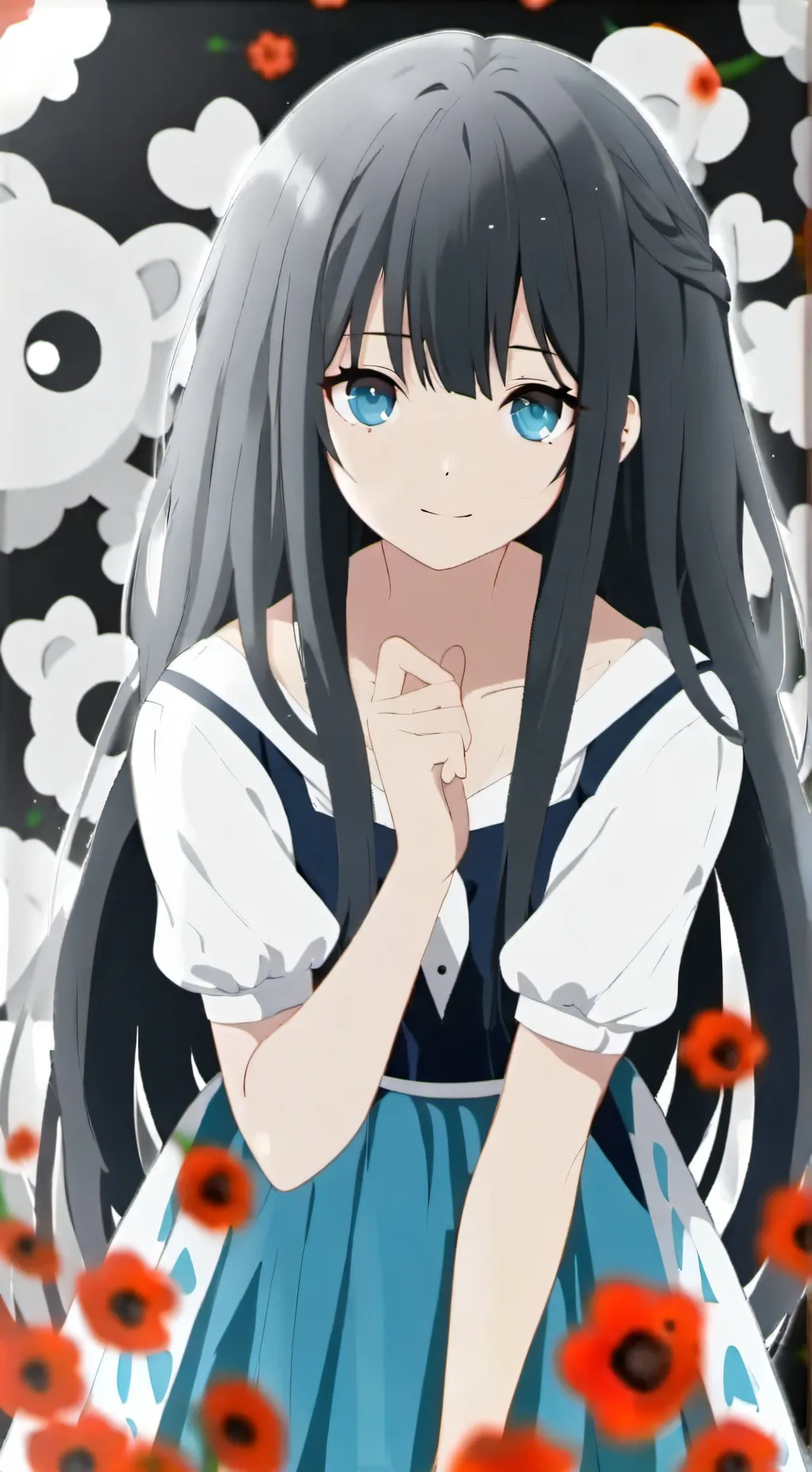 ai character: Bleach x Kny background