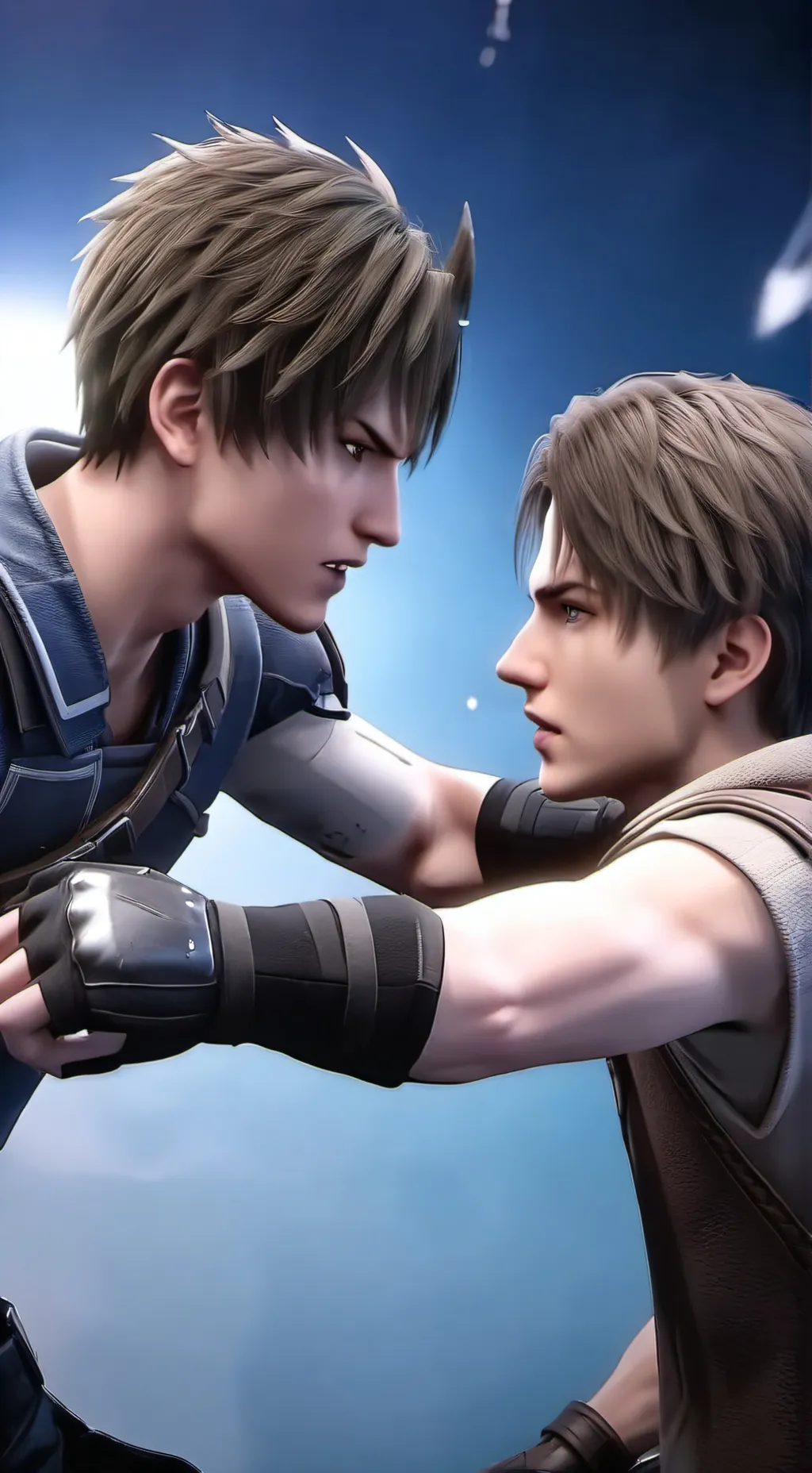 ai character: Joestck and Mattst background