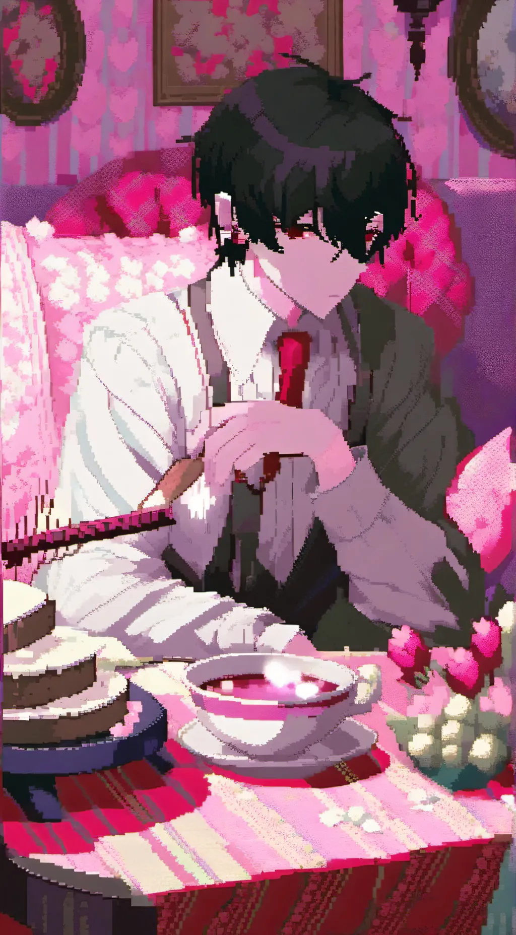 ai character: KNY!  background