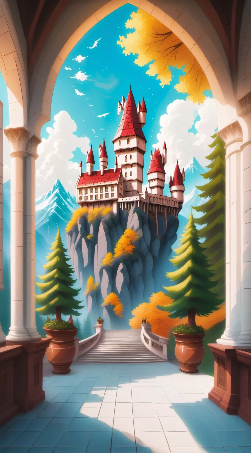 ai character: Hogwarts background