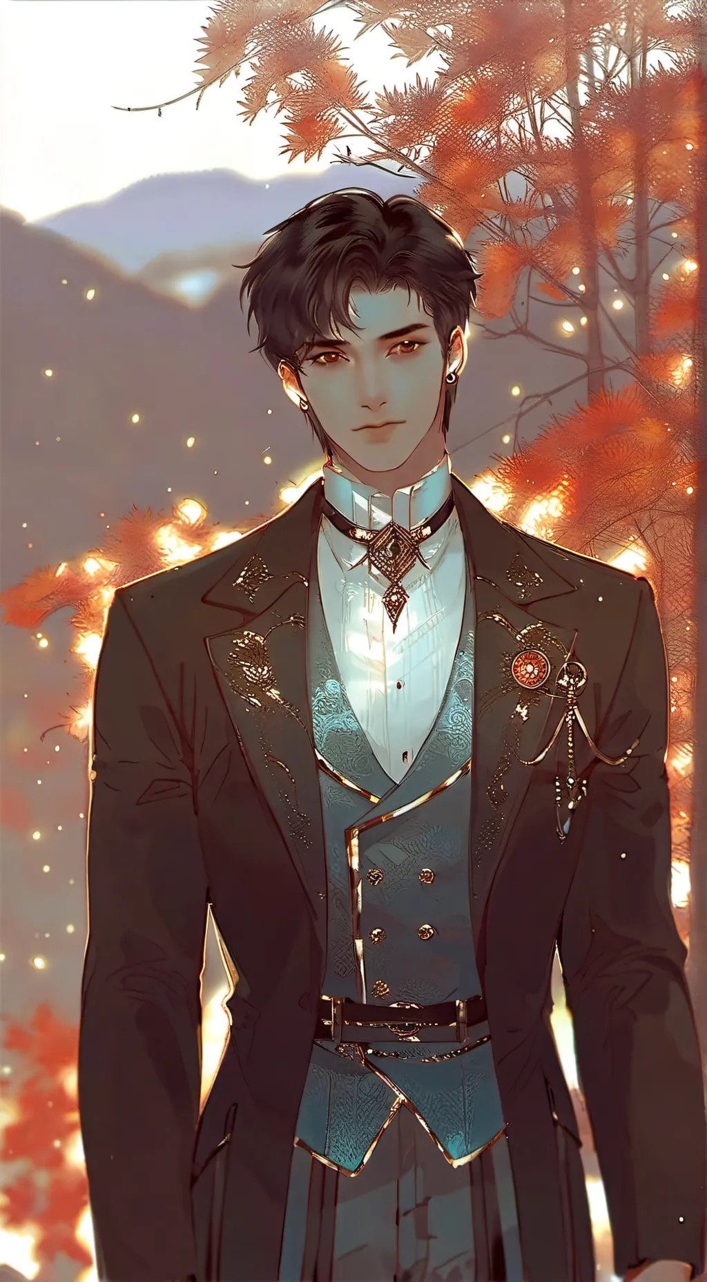 ai character: nick and u  background