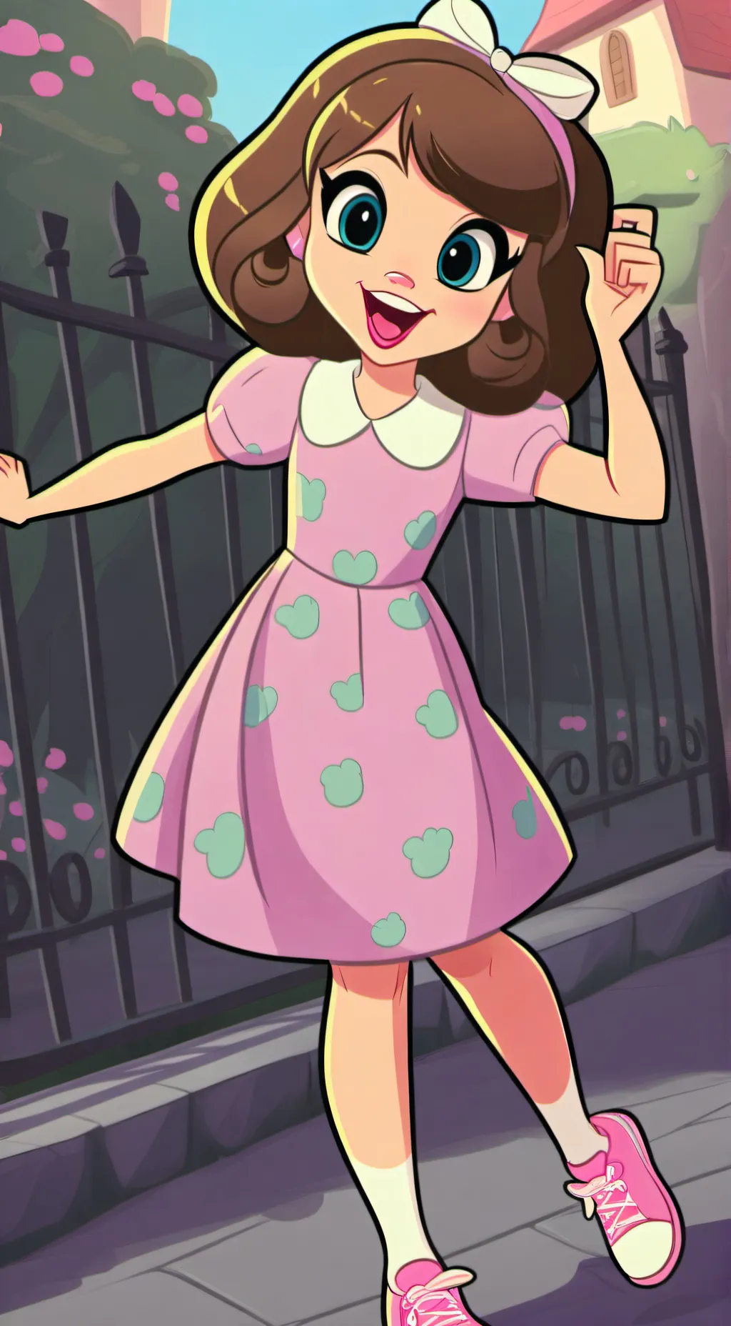 ai character: Silly Sally  background
