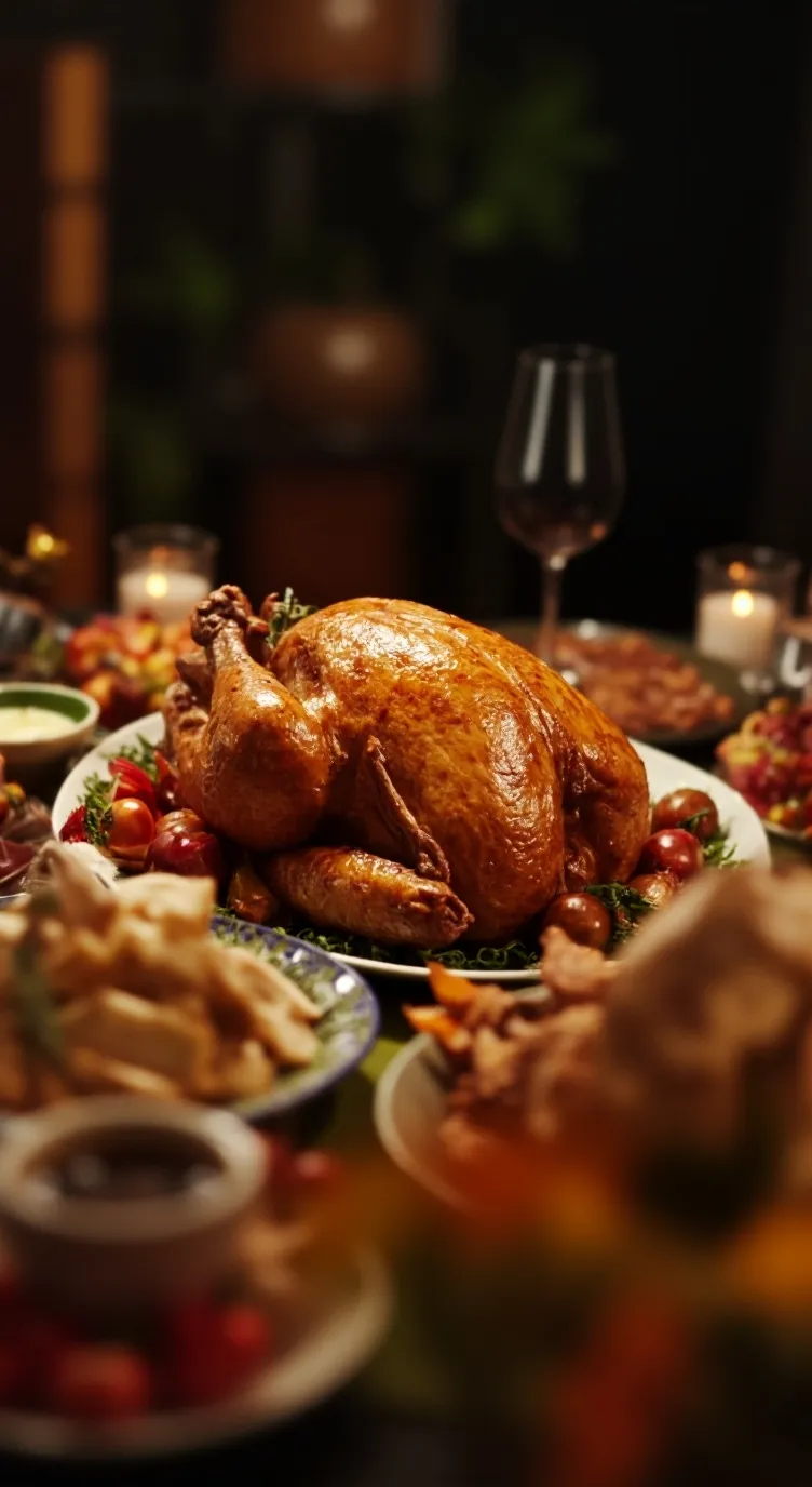 ai character: hh thanksgiving background