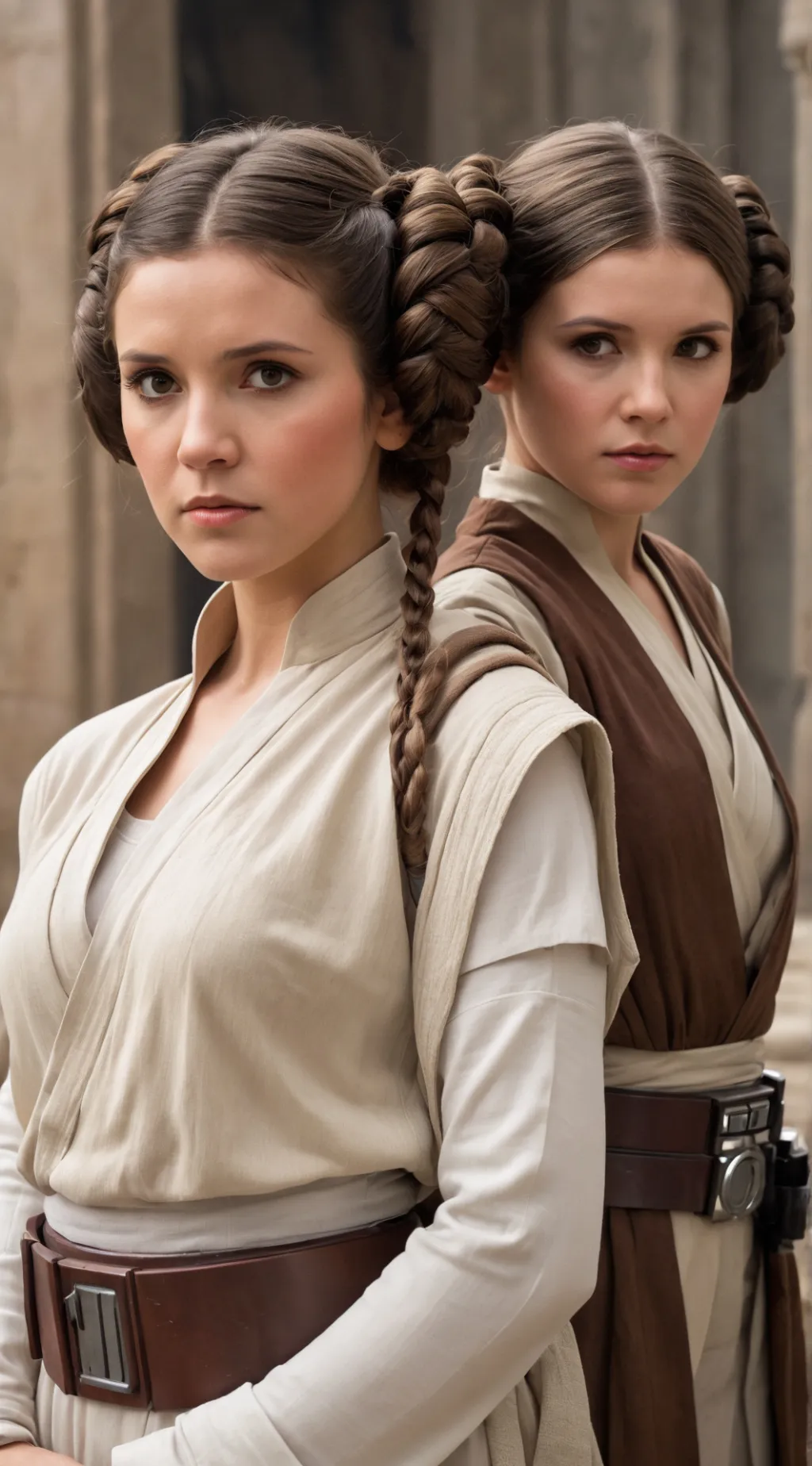 ai character: Leia Organa and Zo background