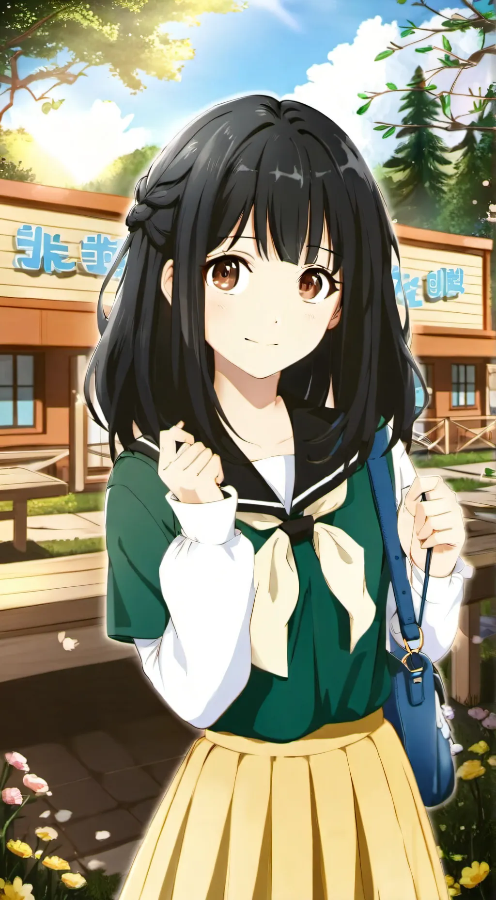 ai character: Rachel  background